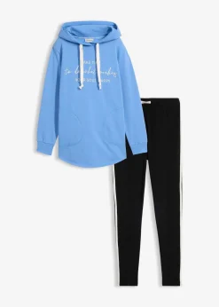 Jogginganzug mit Long-Sweatshirt und Leggings (2-teilig)