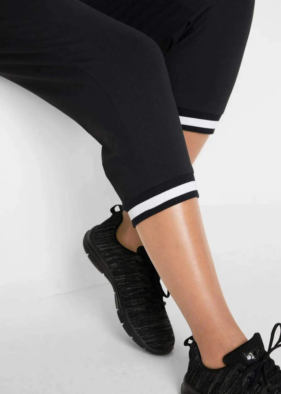 Jogginghose, 3/4-Länge aus Baumwollmix