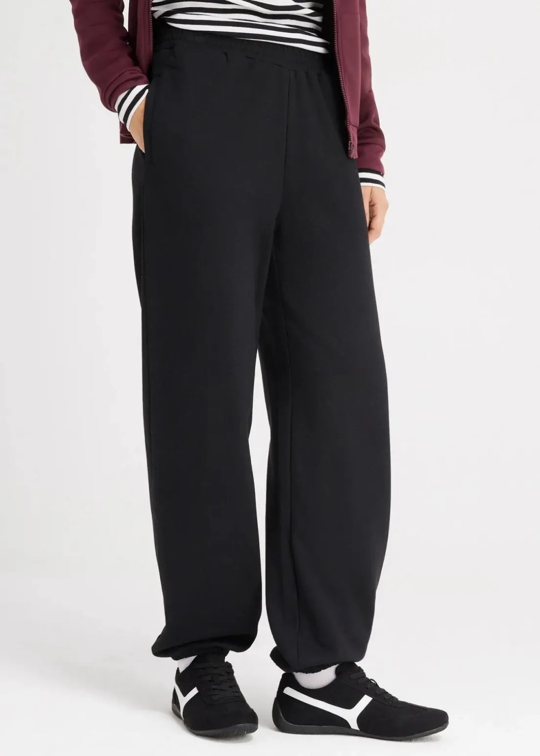 Jogginghose mit hohem Bund