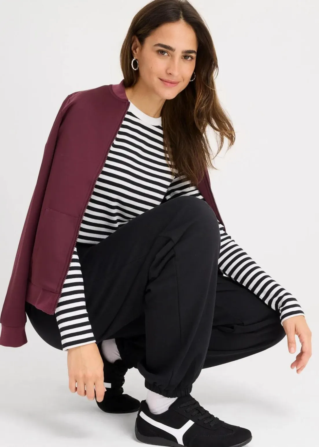 Jogginghose mit hohem Bund