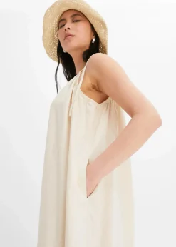 Jumpsuit aus leichtem Leinen-Viskose-Mix