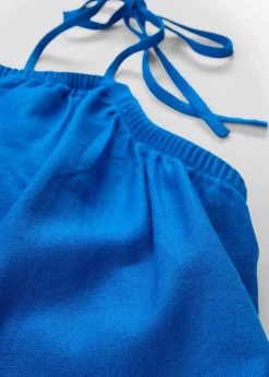 Jumpsuit aus leichtem Leinen-Viskose-Mix