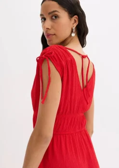 Jumpsuit aus strukturiertem Crêpe