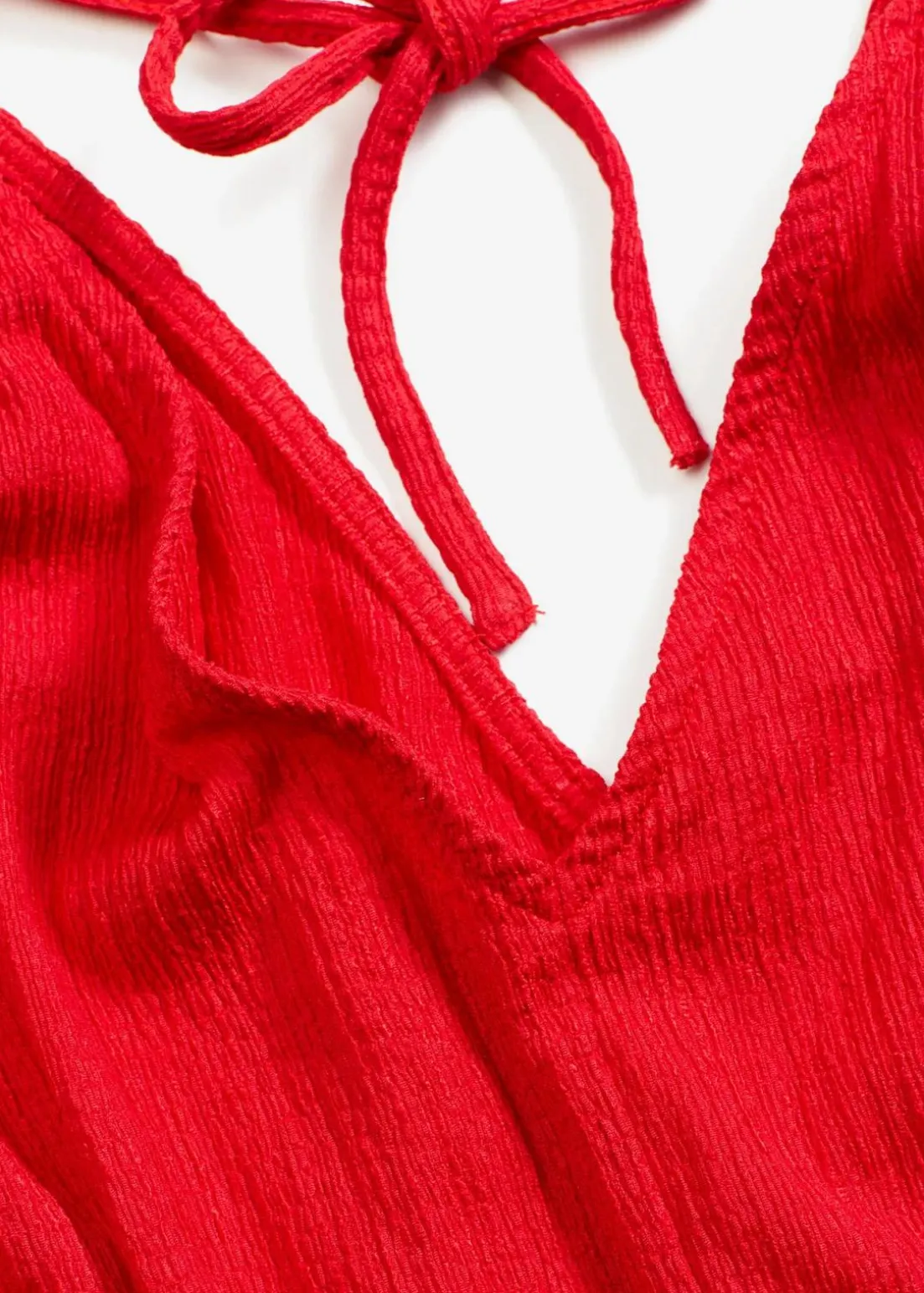 Jumpsuit aus strukturiertem Crêpe