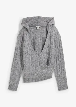 Kapuzenpullover mit asymmetrischem Saum