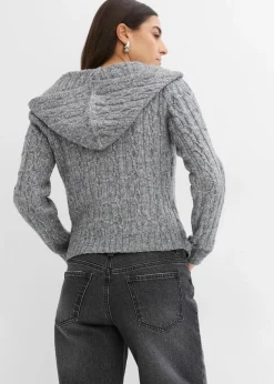 Kapuzenpullover mit asymmetrischem Saum