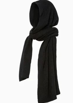 Kapuzenschal mit Glitzereffekt