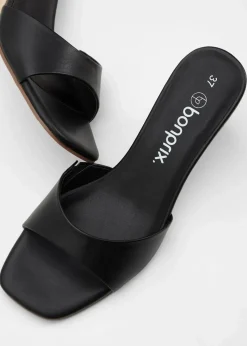 Keilpantoletten in Bast-Optik