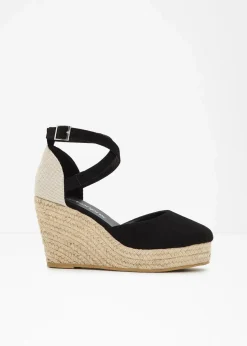 Keilpumps in Bast-Optik