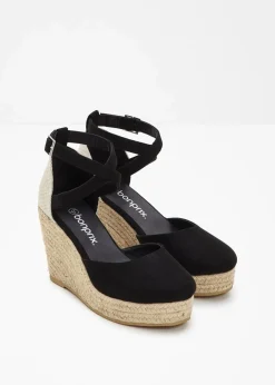 Keilpumps in Bast-Optik