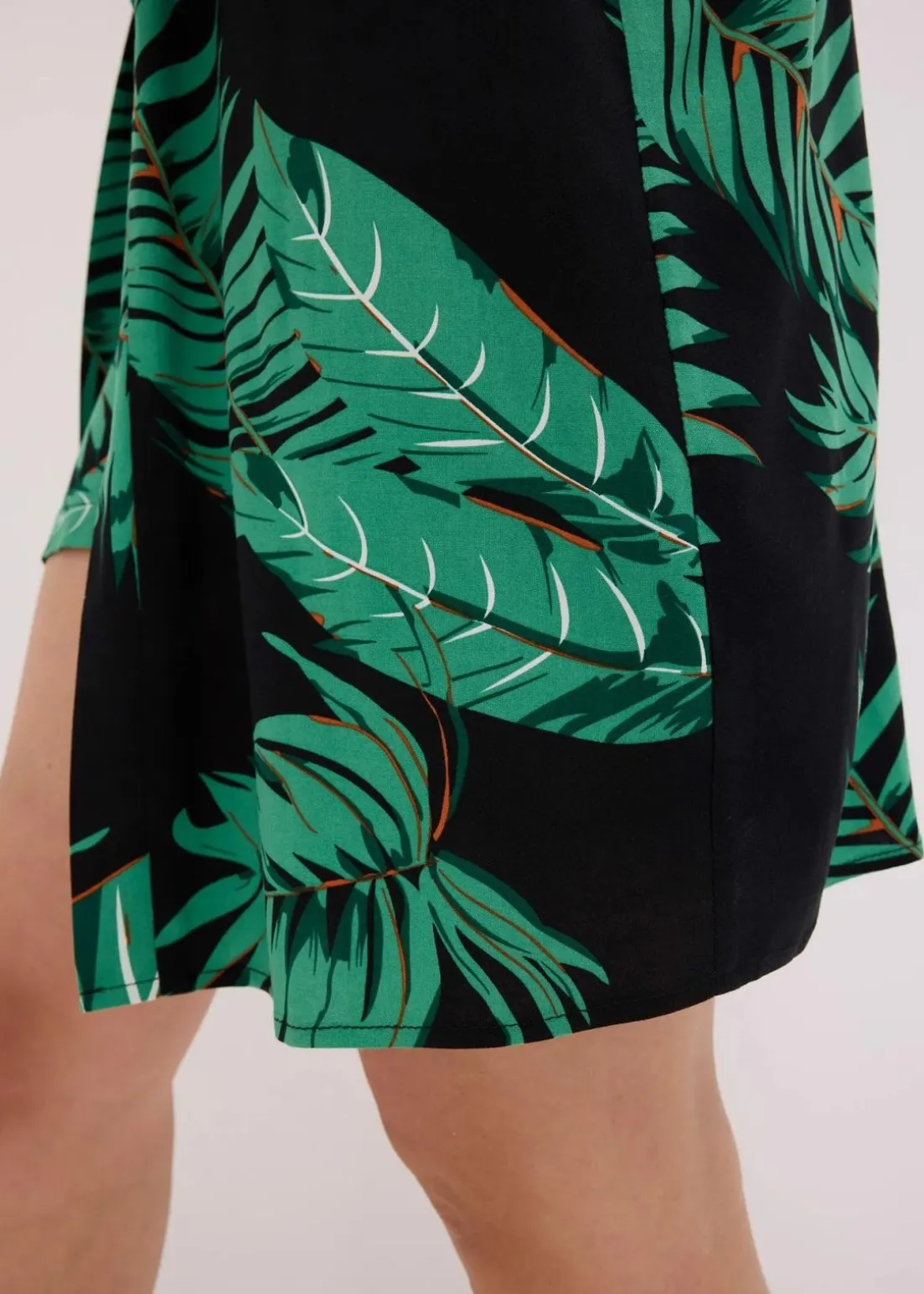 Kimono-Bluse aus fließender Viskose
