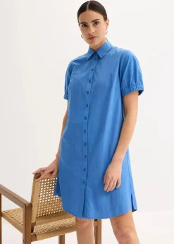 Kleid aus Baumwoll- Popeline