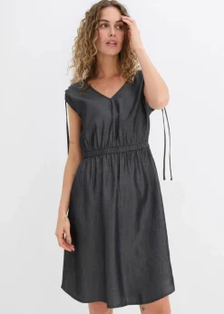 Kleid aus glattem Lyocell