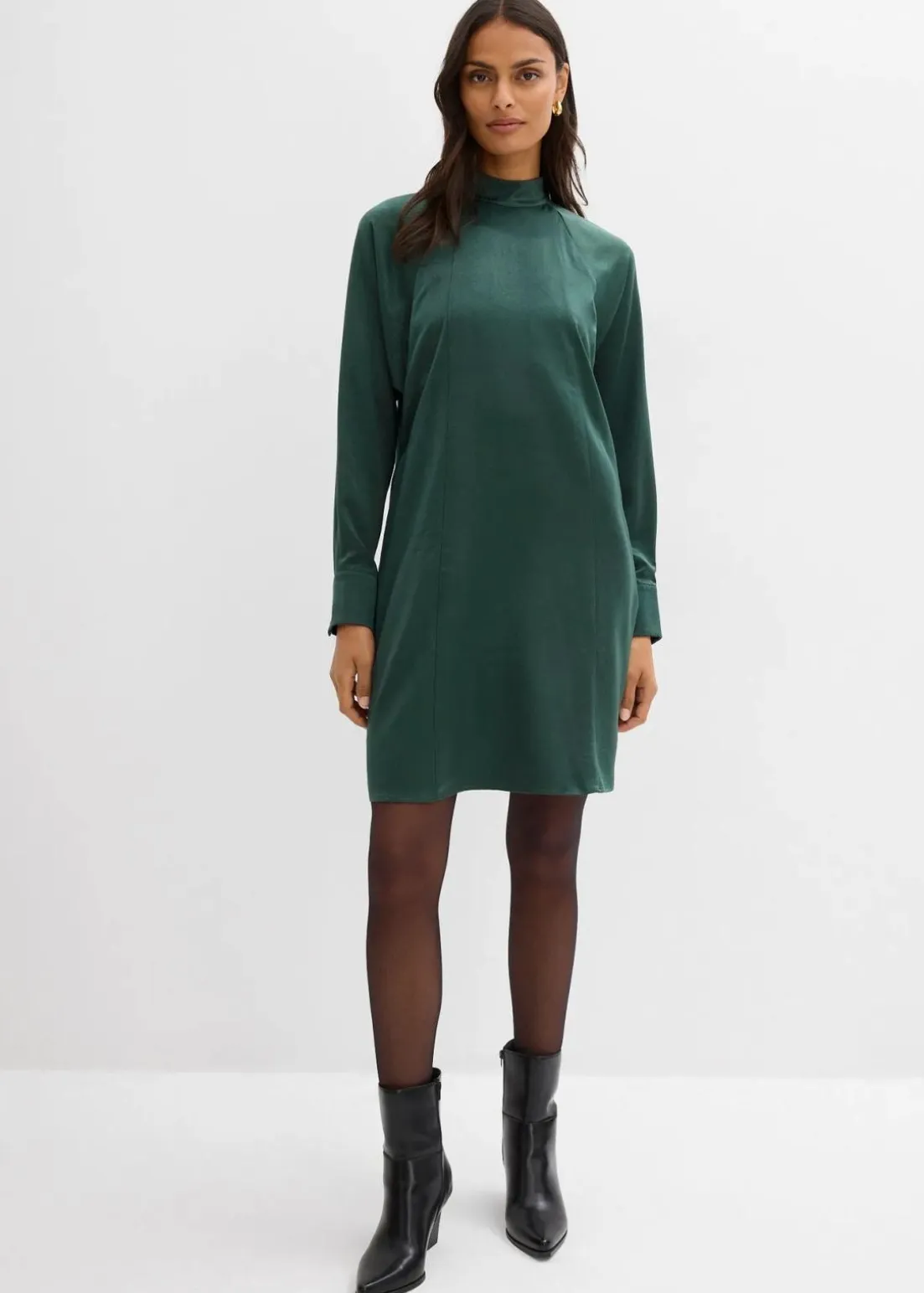 Kleid aus Viskose-Mix