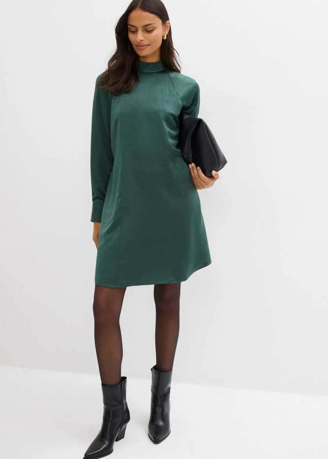 Kleid aus Viskose-Mix