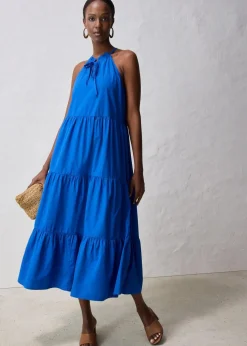 Kleid mit Seidenanteil