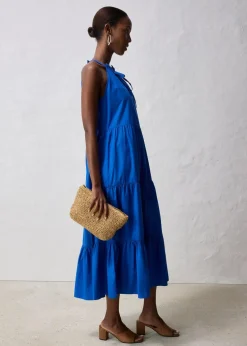 Kleid mit Seidenanteil