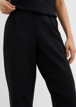 Knöchellange Hose aus Piqué