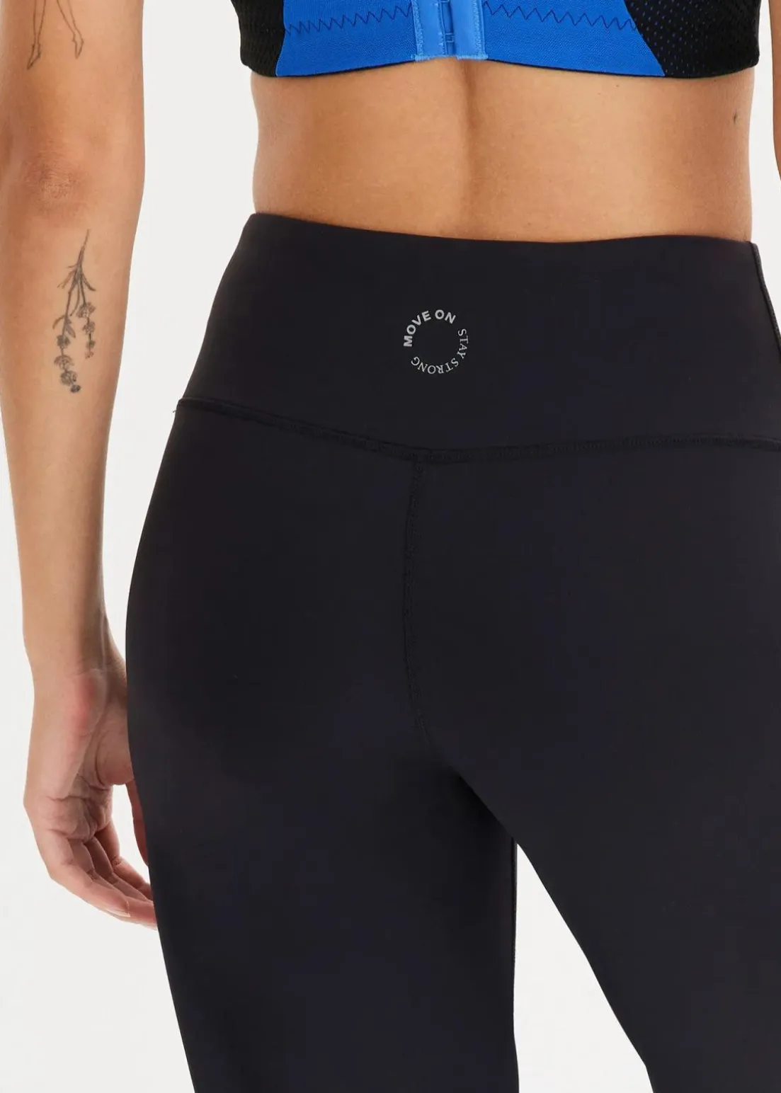 Komfort-Sport-Leggings, gerades Bein, schnelltrocknend