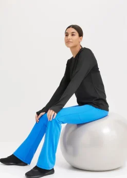 Komfort-Sport-Leggings mit Handytasche, ausgestellt