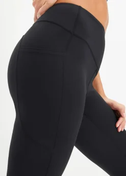 Komfort-Sport-Leggings mit Handytasche, ausgestellt