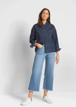 7/8-Komfort-Stretch-Jeans, Wide Fit