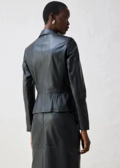 Kurzblazer aus Lammnappa