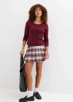 Kurze Feinstrickjacke