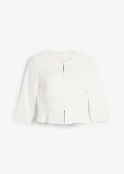 Kurzer Umstandsblazer aus Satin