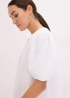 Kurzes Kleid aus Musselin