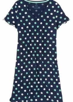 Kurzes Nachthemd aus Bio-Baumwolle