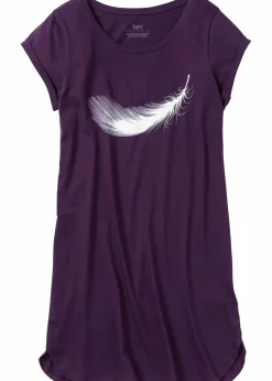 Kurzes Nachthemd aus reiner Bio-Baumwolle