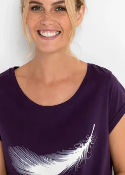 Kurzes Nachthemd aus reiner Bio-Baumwolle