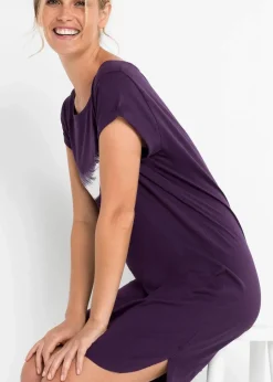 Kurzes Nachthemd aus reiner Bio-Baumwolle