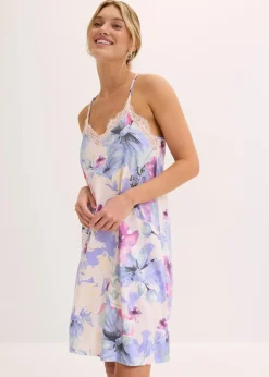 Kurzes Nachthemd aus softem Viskose-Mix