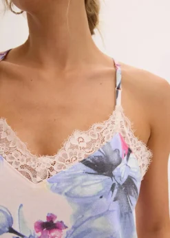 Kurzes Nachthemd aus softem Viskose-Mix