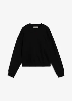 Kurzes Oversize-Sweatshirt aus reiner Bio-Baumwolle
