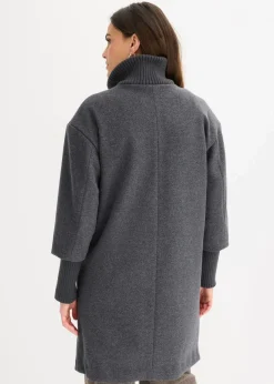 Kurzmantel in Wolloptik