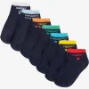 Kurzsocken mit Bio-Baumwolle (7er Pack)