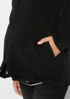 Kuschelige 3-in-1 Umstands-Fleecejacke und Tragejacke