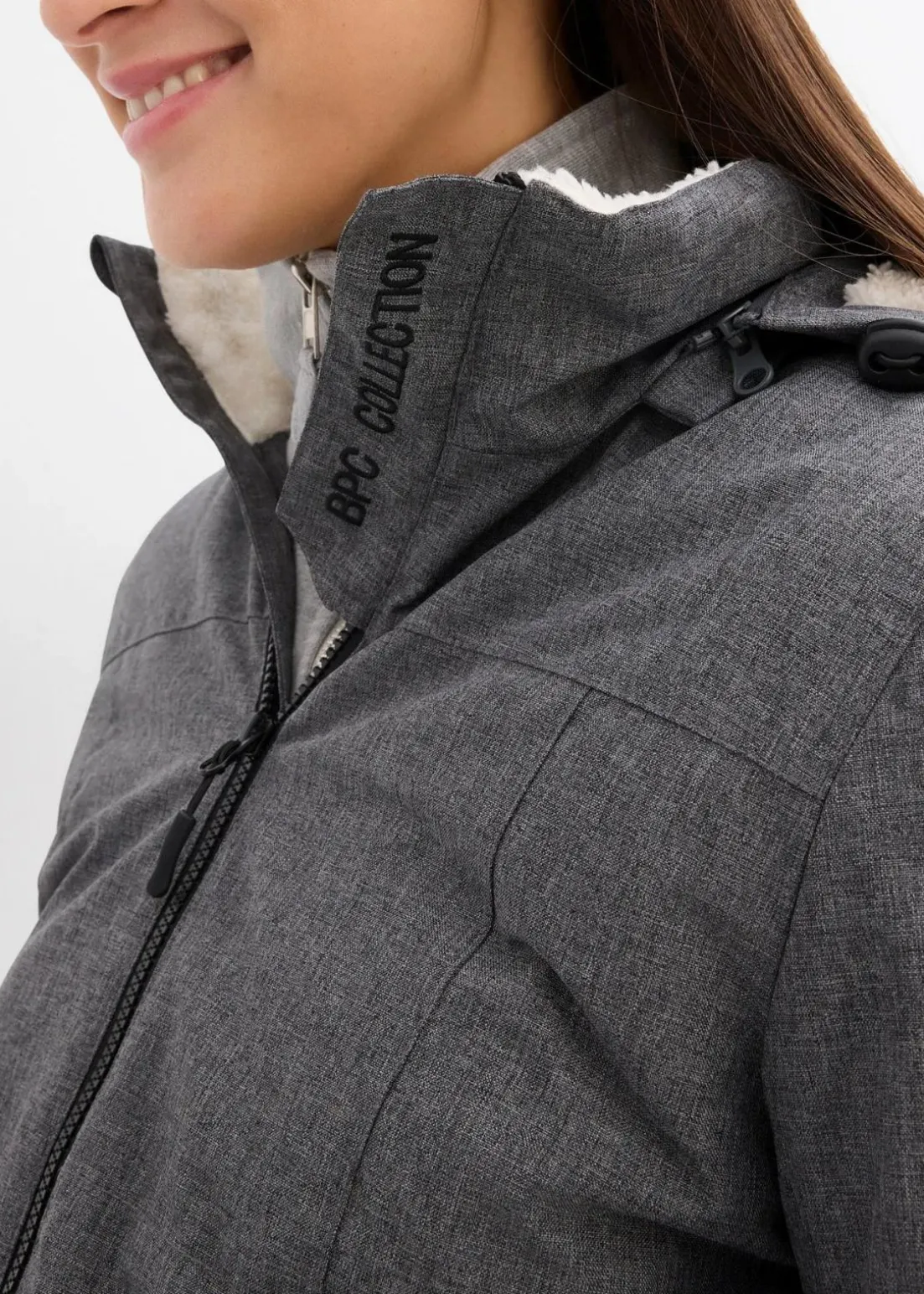 Kuschelige 3-in-1 Umstandsjacke und Tragejacke