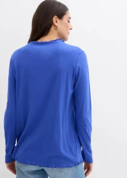 Langarmshirt aus Baumwollmix