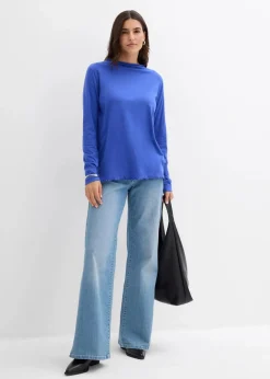 Langarmshirt aus Baumwollmix