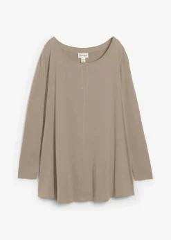 Langarmshirt aus Baumwoll-Viskose-Mix