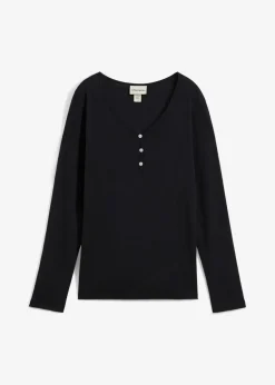 Langarmshirt aus reiner Bio-Baumwolle