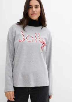 Langarmshirt aus reiner Bio-Baumwolle