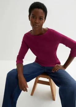 Langarmshirt aus reiner Bio-Baumwolle