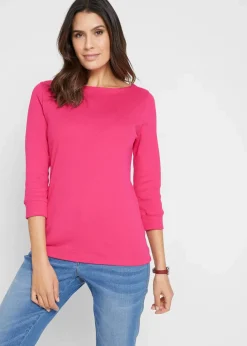 Langarmshirt aus reiner Bio-Baumwolle