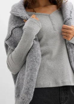 Langarmshirt aus reiner Bio-Baumwolle