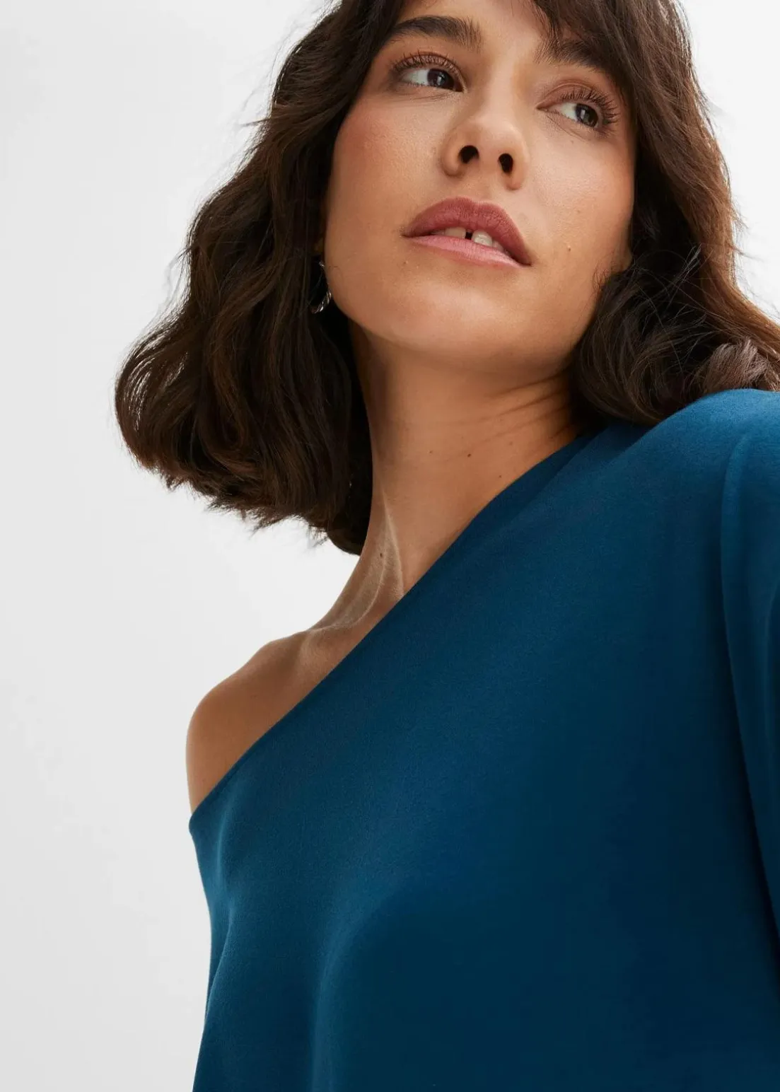 Langarmshirt aus softem Viskose-Mix